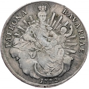 Maximilian III Joseph, 1 Thaler 1772, Munich