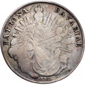 Maximilian III Joseph, 1 Thaler 1775, Amberg