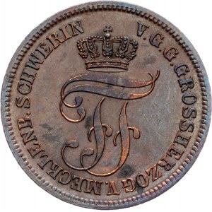 Friedrich Franz II, 5 Pfennig 1872, Dresden