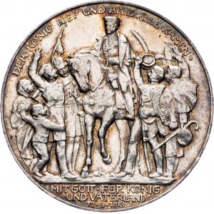 Wilhelm II, 3 Mark 1913, Berlin