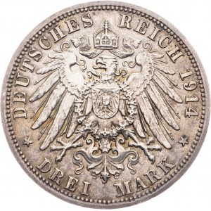 Wilhelm II, 3 Mark 1914, A