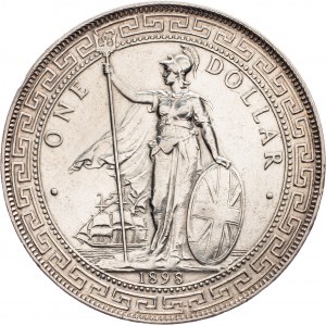 Victoria, 1 Dollar 1898, B, Bombay