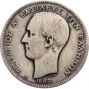 George I, 2 Drachmai 1883, Paris