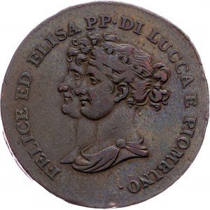 Republic of Lucca, 5 Centesimi 1806, Florence
