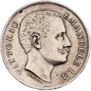 Vittorio Emanuele III, 1 Lira 1907, Rome