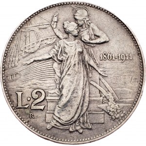Vittorio Emanuele III, 2 Lire 1911