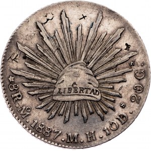 Republic, 8 Reales 1887, Mexico City