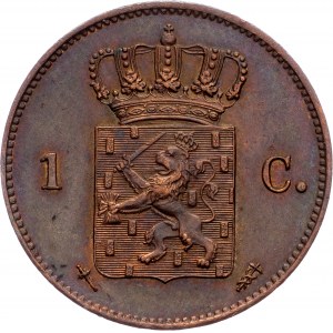 William III, 1 Cent 1864, Utrecht
