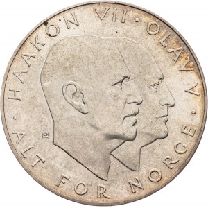 Olav V, 25 Kroner 1970, Kongsberg
