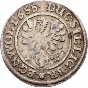 Silesia, Georg II, Ludwig IV, Christian, 3 Kreuzer 1655