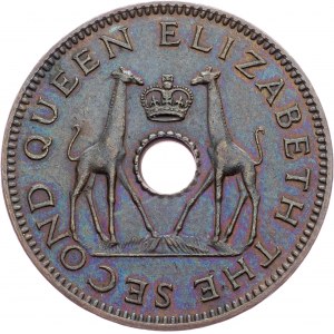 Elizabeth II, 1/2 Penny 1958, London