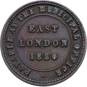 Transit token, 1 Penny 1880