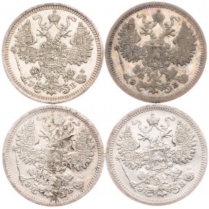Russia, 15 Kopecks 1907, 1908