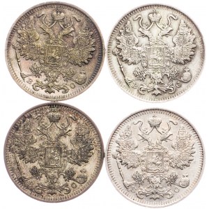 Russia, 15 Kopecks 1914, 1915