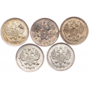 Russia, 10 Kopecks 1869, 1915, 1916