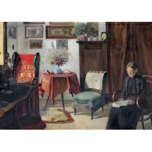 Malczewski Jacek, SALON W LUSŁAWICACH, 1920