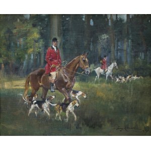 Kossak Jerzy, WYJAZD NA POLOWANIE, 1927