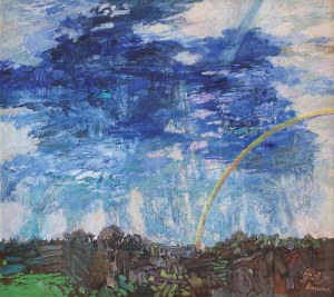 Szancenbach Jan, KRAJOBRAZ Z TĘCZĄ III, 1991