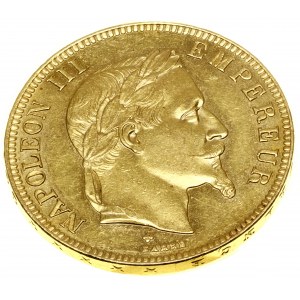Francúzsko, 100 frankov, 1867 BB, Štrasburg