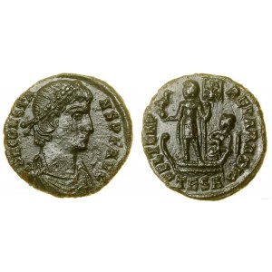 Rímska ríša, follis, 348-350, Solún