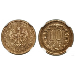 Poland, 10 grosz, 2006, Warsaw