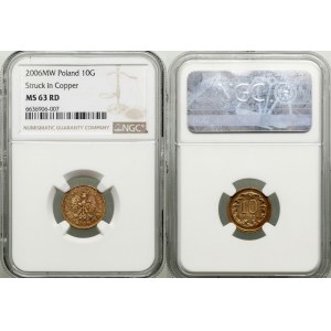 Poland, 10 grosz, 2006, Warsaw