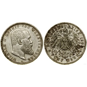 Germany, 5 marks, 1903 F, Stuttgart