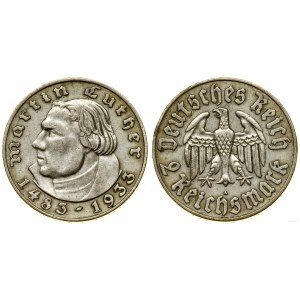 Niemcy, 2 marki, 1933 A, Berlin