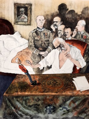 Zdzisław CZERMAŃSKI (1900-1970), Marszałek Piłsudski w karykaturze 