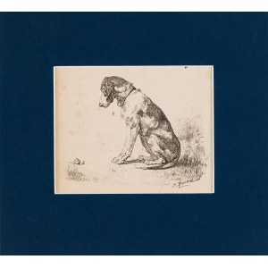 Jan ROSEN (1854-1936), Hund, 1881