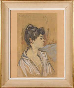 Henri de TOULOUSE-LAUTREC (1864-1901), Portret Marcelle Lender