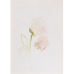 Ewa WIECZOREK (1947-2011), Súbor štyroch kvetinových kompozícií: Kytica, 2008 2. kvety vo váze, 2006 3. slnečnice, 2009 4. ružový kvet