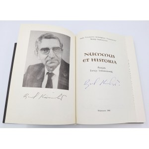 Nummus et Historia. Pieniądz Europy średniowiecznej [autograf Ryszard Kiersnowski], 1985