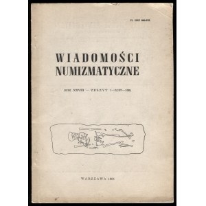Wiadomości numizmatyczne, rok XXVIII - Zeszyt 1-2, 1984