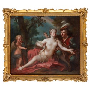 Louis de Silvestre und Atelier (1675 Sceaux, Frankreich - 1760 Paris), Allegorie des Sehens (Sinn des Sehens), vor 1722