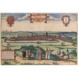 Frans Hogenberg, Georg Braun, Ansicht von Gdańsk, 1576