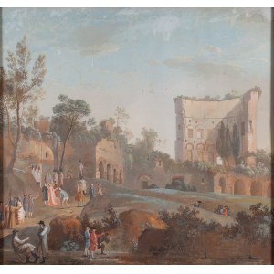 Franciszek Smuglewicz (1745 Warschau - 1807 Vilnius), Blick auf die Ruinen der Titus-Thermen, 1775