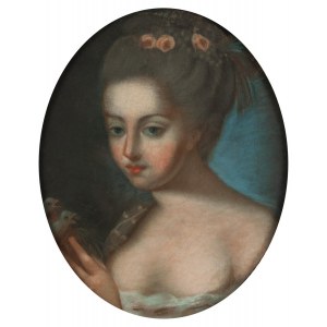 Autor nierozpoznany (XVIII/XIX w.), Portret Teresy Czartoryskiej