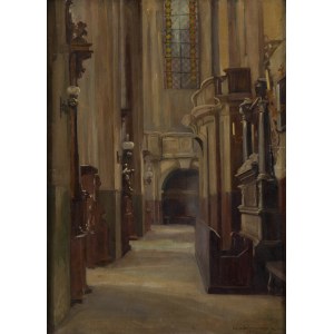 Łucja Bałzukiewicz (1887 Vilnius - 1976 Lublin), Seitenschiff der Bernhardinerkirche, 1914