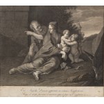 Guglielmo Morghen (1758 - 1833), Svatá rodina se svatým Janem podle Nicolase Poussina, 18./19. století.