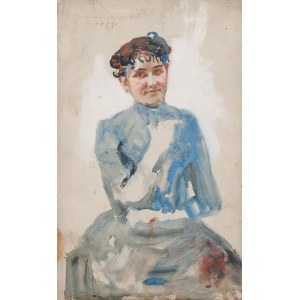 Jacek Malczewski (1854 Radom - 1929 Krakov), Portrét ženy, 1879
