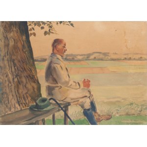 Rafał Malczewski (1892 Krakov - 1965 Montreal), Portrét Jacka Malczewského, 1926