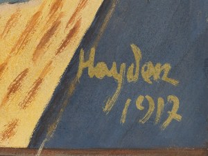 Henryk Hayden (1883 Warszawa - 1970 Paryż), Martwa natura z butelką wina (