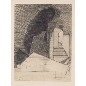 Louis Marcoussis (1878 Lodž - 1941 Cusset), Kresby pre Auréliu (Dessins pour Aurélia, Étude pour Aurélia), 1930