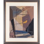 Marc Sterling (1898 Russland - 1976 Paris), Kanarienvogel im Käfig