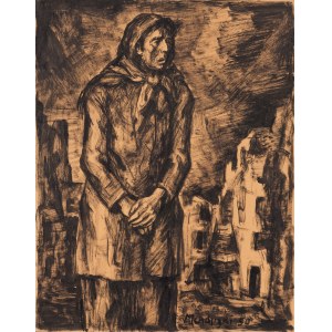 Maurycy (Maurice) Mędrzycki (Mendjizki) (1890 Lodž - 1951 St. Paul de Vance), Žena z varšavského ghetta, 1950