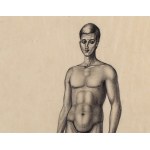 Jan Kaczmarkiewicz (1904 Rawicz - 1989 ), Standing nude