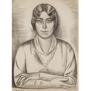 Henryk Berlewi (1894 Warschau - 1967 Paris), Porträt einer Frau, 1930