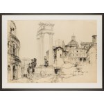 Henryk Dąbrowski (1927 Varšava - 2006 Varšava), Řím. Forum Romanum , 1965