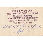 Nikifor Krynicki (1895 Krynica - 1968 Folusz), Matka Boží (pohlednice), 60. léta 20. století.